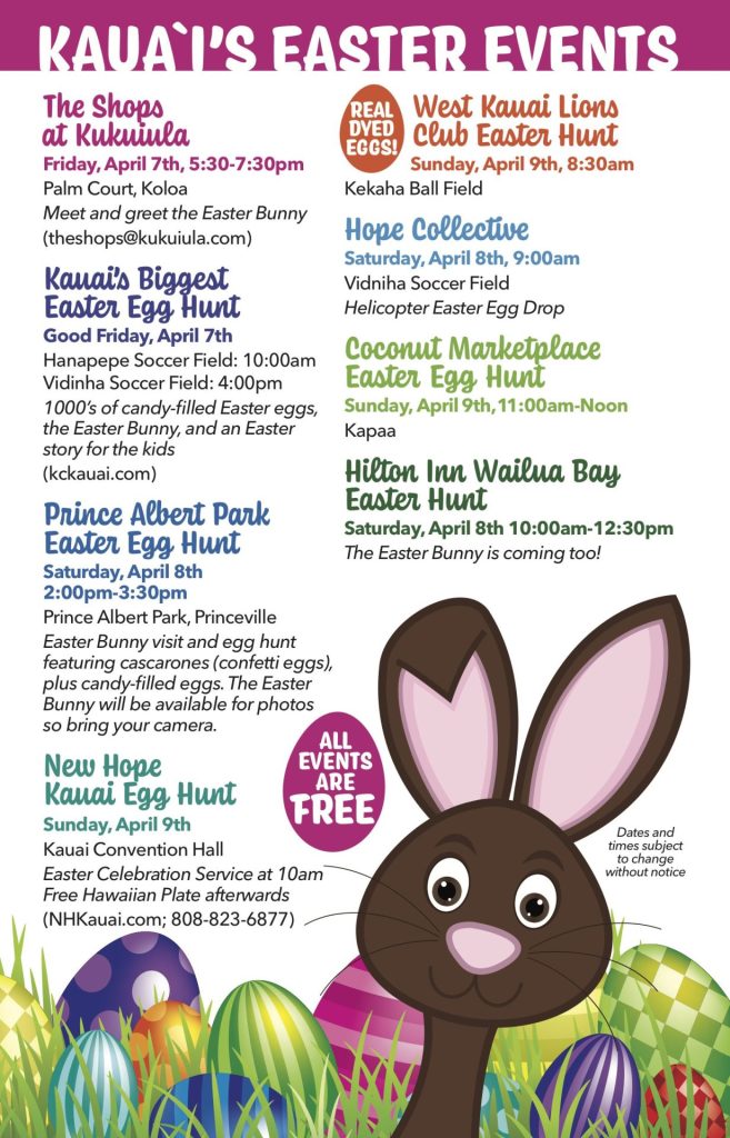 Kauai Easter Egg Hunts Kauai Family Magazine