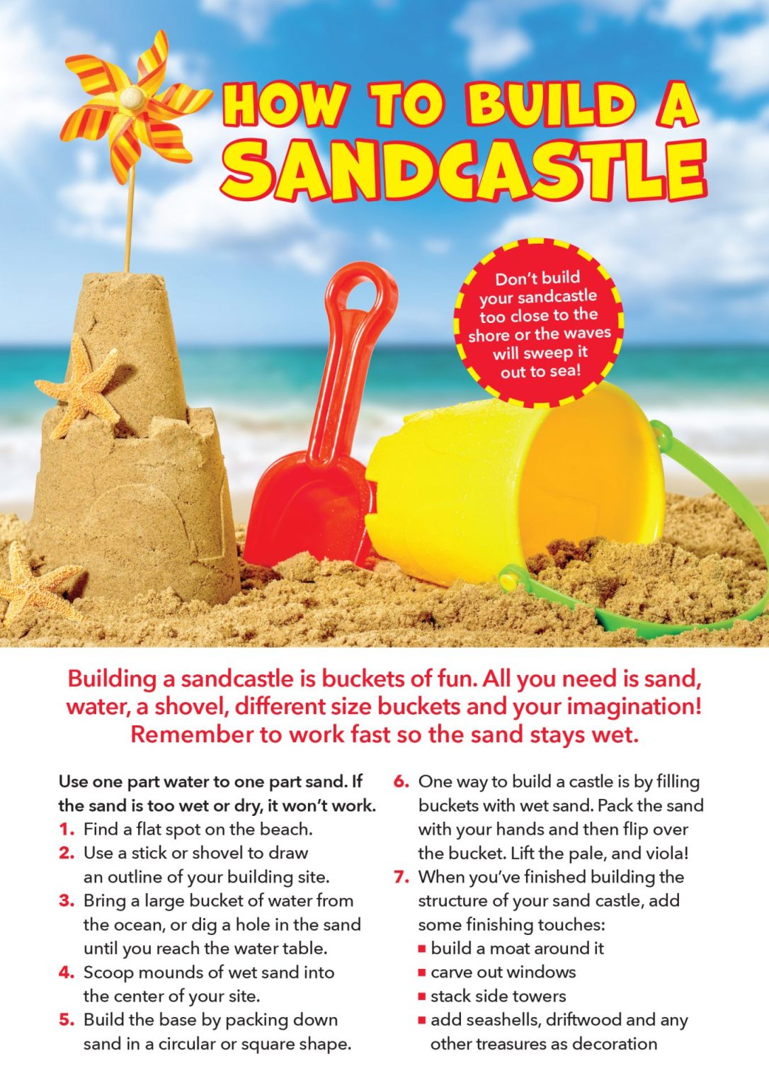 How to Build a Sandcastle Kauai Family Magazine