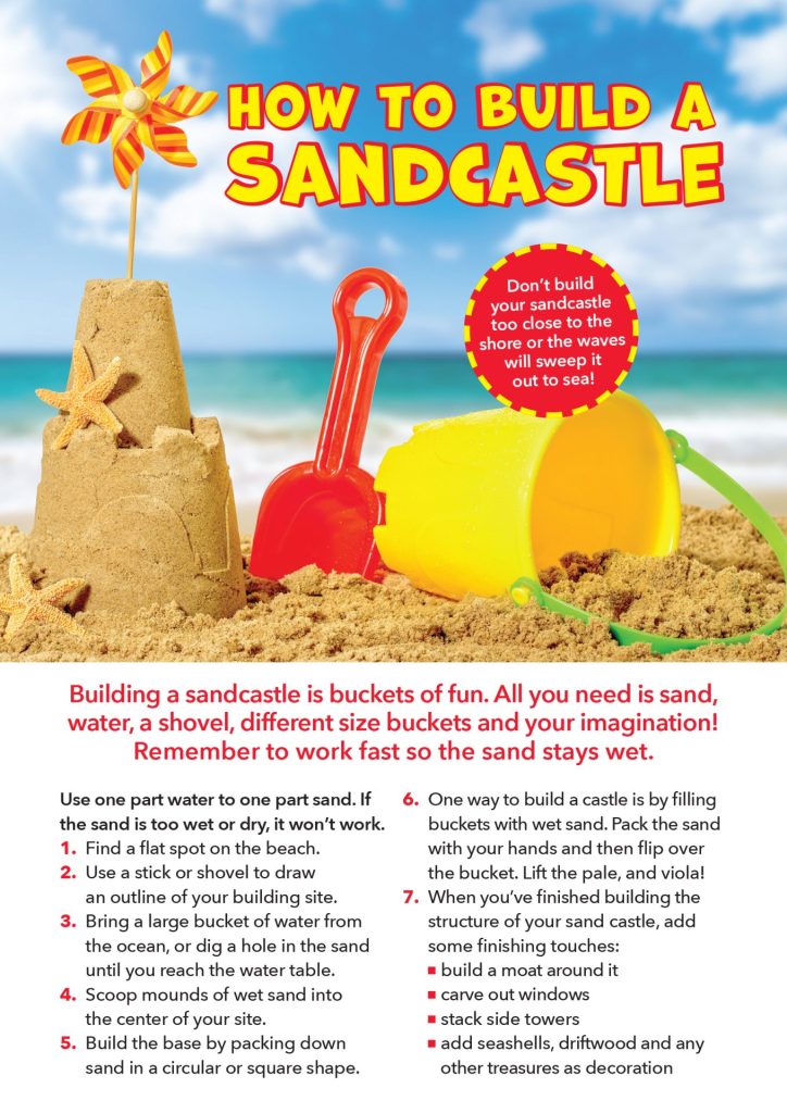 How to Build a Sandcastle Kauai Family Magazine